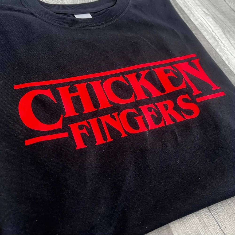 Chicken Fingers Stranger Things Tee - image 1